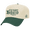 Natural/Dark Green, variant on Death Has Been Defeated Christian 5-Panel OTTO Cap – Faith-Based Adjustable Snapback Hat, Isaiah 25:8, Natural/Dark Green