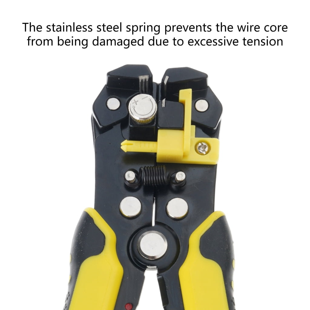 Multi Purpose Automatic Wire Stripping Crimping Cutting Tool Ergonomic Grip For Engineers