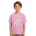 thumbnail image 7 of Byoo Printing Little Girls' T Shirt Easter Bunny Graphic Short Sleeve Relaxed Fit Kids Tee Shirt Sporty Soft Shirts ，6-7 T, 7 of 7