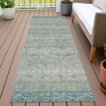 thumbnail image 6 of Addison Rugs Chantille Indoor/Outdoor Transitional Global Teal Machine Washable Runner Rug, 2'3" x 7'6", 6 of 7