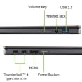 thumbnail image 3 of Acer - Chromebook Plus Spin 714 Laptop con Google AI – 14" WUXGA Táctil - Intel Core Ultra 5 115U – 8GB LPDDR5 – 256GB SSD - Gris Acero, 3 of 7