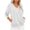 White, variant on Vivianyo HD Women's Spring Fall Winter Deep V-Neck Pullover Sweatshirt, Womens Loose Casual Long Sleeve Stretch Hem Sweat Tops, Women's White, Sizes S-2XL