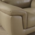 thumbnail image 4 of Moderno Leather Contemporary Upholstered Accent Chair in Beige, 4 of 8