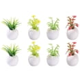 thumbnail image 1 of 8 PCS plantas en macetas artificiales Mini Faux Plantas succulentas Suculentas Realistas Plantas, 1 of 6