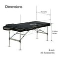 thumbnail image 2 of GreenLife® 3-Section 4" Classic Aluminum Super Stable Portable Massage Table - MTA131, 2 of 4