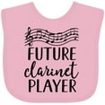thumbnail image 3 of Inktastic Future Clarinet Player Music Boys or Girls Baby Bib, 3 of 4