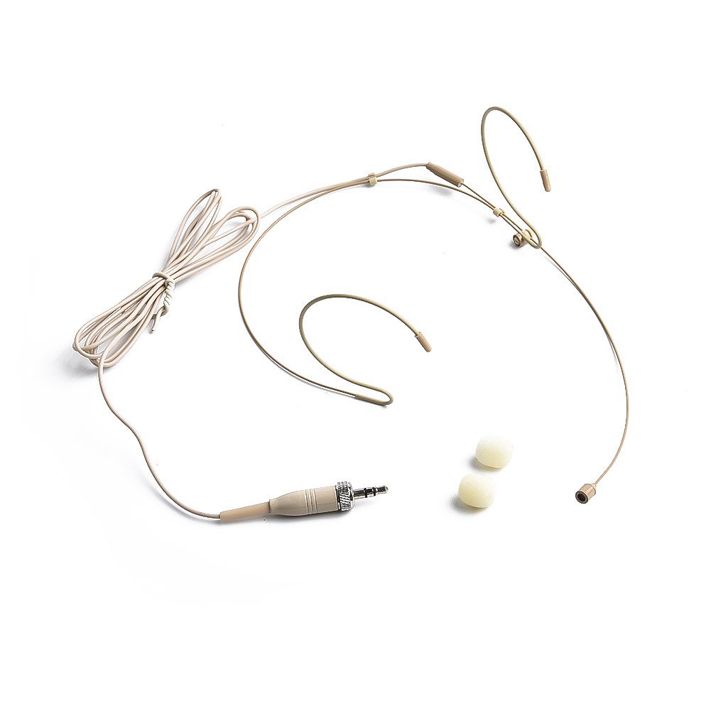 Headset Mic - Double Earhook Headworn Microphone For Sennheiser Wireless Systems