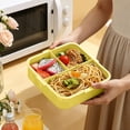 thumbnail image 5 of Bento Box Cute Chick Lunch Container Microwave Safe Food Grade Leak Proof with Utensils for Youth Picnic Office by Xuniizn, 5 of 7