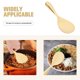thumbnail image 4 of Cuchara para servir arroz de acero inoxidable con acabado de espejo de alto brillo, cucharón para sopa, cuchara para café, cuchara para postre, cuchara para fideos para ensalada, arroz dorado, 4 of 7