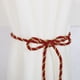 thumbnail image 3 of Cuerda de cortina tejida a mano para el hogar con borla CACAGOO Rojo, 3 of 7