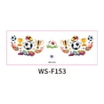 thumbnail image 2 of Tatuajes Temporales Faciales Impermeables Futbol Copa Mundial Clubes Deportivos para Fanáticos, 2 of 11