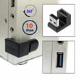 thumbnail image 3 of CY 10Gbps USB3.0 Male to Female Extension Power Data Video Adapter 360 Degree Up Opposite U Shape Back Angled, 3 of 7