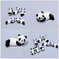 thumbnail image 3 of 6 Pcs Panda Chopstick Rest Mini Scoops Daily Use Ceramics, 3 of 6