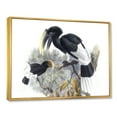 thumbnail image 3 of Designart 'Ancient Bird Illustration I' Traditional Framed Canvas Wall Art Print, 3 of 5
