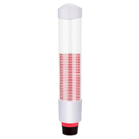 Pull Type Water Cup Dispenser Disposable Paper Cup Dispenser Beverage Cup Dispenser(Natural White)
