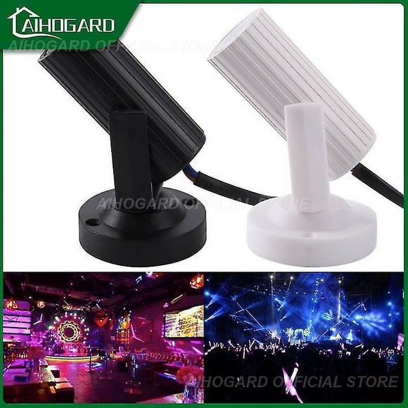 Mini Spot Lamp Portable 360 Degree Floor Spotlights Rgb 1w Angle Adjustable Led Stage Spotlight