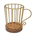 thumbnail image 4 of Coffee Filter Case Metal Organizer Coffee Filter Storage Container Paper Storage A gold, 4 of 8