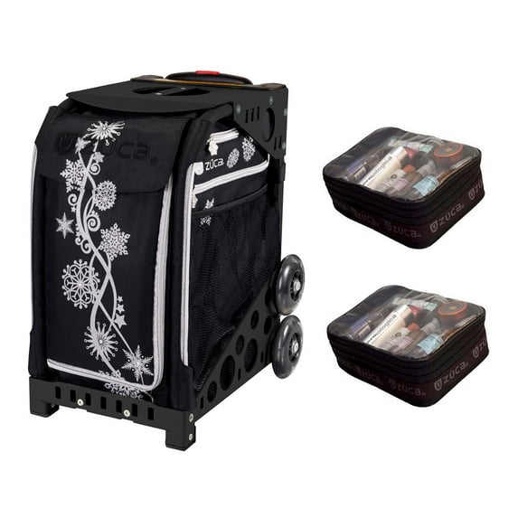 Zuca Sport Bag - Silver Shimmer with Gift 2 Small Utility Pouch