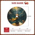 thumbnail image 2 of Xecao Whimsical Starry Night Scene Pattern Christmas Tree Skirt Round Xmas Tree Mat Base Cover for Holiday Home Decorations-30", 2 of 6