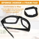 thumbnail image 4 of Qarigey Gafas de seguridad para cebolla de amplia aplicación para todas las necesidades de cocina Gafas para cortar cebolla Gafas para cebolla Lentes negro, 4 of 6