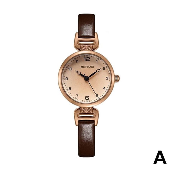 Watch for Women Ladies Wristwatches Retro Vintage Leather Bracelet Quartz Z