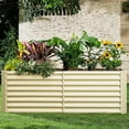 thumbnail image 6 of 6x3x2ft Galvanized Raised Garden Bed, Planter Boxes Outdoor, Raised Garden Beds Outdoor for Vegetables, Flowers, Herbs, 269 Gallons, Cream Yellow…, 6 of 13
