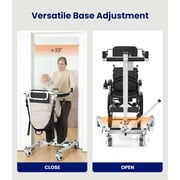 VOCIC Electric Transfer Lift for Car, Portable Folding Patient Lift Transfer Chair, Electric Assist Lift Aid for Seniors, Adults, AY06