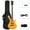 Transparent Yellow, variant on GW101 36in Small Scale Electric Bass Guitar Suit With Mahogany Body SS Pickups, Guitar Bag, Strap, Cable Red