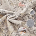 thumbnail image 5 of UERMEI 8'x10' Washable Area Rugs for Living Room, Modern and Vintage Non Slip Carpet, Low Pile Indoor Rug for Bedroom Home Decor Carpets, Beige Brown, 5 of 11