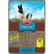 Kaytee Clean & Cozy Small Pet Bedding - Natural 49.2 Liters Pack of 4