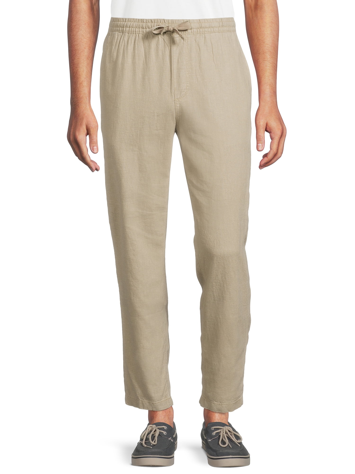 George Men's Linen Blend Pants - Walmart.com