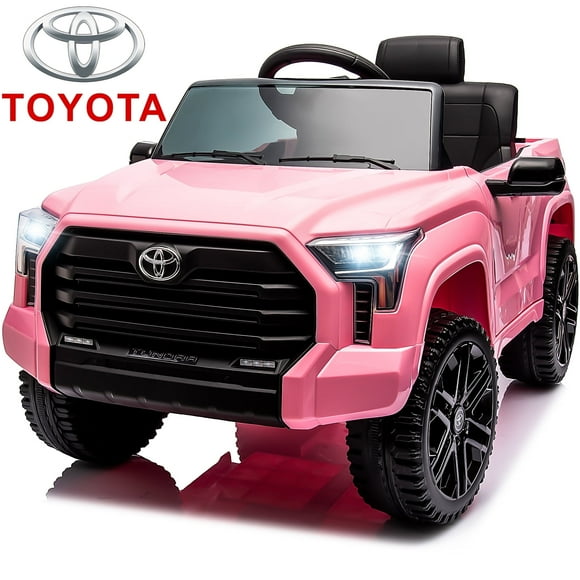 iYofe Gray 12V Toyota Tundra Powered Ride On Cars with Remote Control, Ride On Toys for Kids Boys Girls, 4 Wheels Ride on Trucks with Bluetooth, Musi