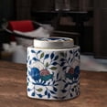 thumbnail image 1 of Tarro de almacenamiento de cerámica de estilo chino, jarrón floral, mesa de centro de escritorio, bote de té, regalo de almacenamiento de té para Estilo A Fernando Tarro de almacenamiento, 1 of 8