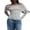 Gray, variant on Women's Off Shoulder Sweaters Classic Long Sleeve Solid Color Knit Pullover Slim Fit Tops