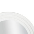 thumbnail image 6 of DecMode 22" x 68" White Oval Wall Mirror with Dimensional Grooves, 6 of 14