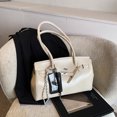 thumbnail image 2 of Bolso sencillo de estilo coreano de gran capacidad para mujer, nuevo bolso de hombro bajo el brazo, maletín portátil de viaje avanzado y elegante, 2025, 2 of 5