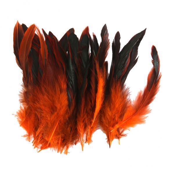 Plumas de gallo Soledad para manualidades adornos suministro de disfraces artesanales 4.7 - 7 pulgadas paquete de 50