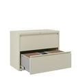 thumbnail image 6 of Hirsh 36 Inch Wide 2 Drawer Metal Lateral File Cabinet for Home and Office, Holds Letter, Legal and A4 Hanging Folders, Putty, 6 of 7