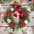thumbnail image 1 of 100 Christmas Bows, Oblique Tail Bows, Gift Bows, Suitable For Christmas Decoration, Gift Decoration (red) Banban, 1 of 2