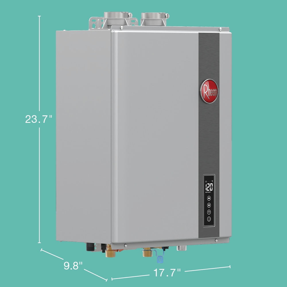 Rheem RTGH-95DVELP-3 Rheem Rtgh Series 9.5 GPM 199,900 BTU 120 Volt Residential Indoor