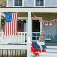 thumbnail image 5 of Wzzjkit 4th of July Decorations Banner Outdoor Patriotic Memorial Day Independence Day Flag, Flag Day Gnome Yard Sign Bunting Background for Photography for Indoor Home House Decor Party Supplies, 5 of 6