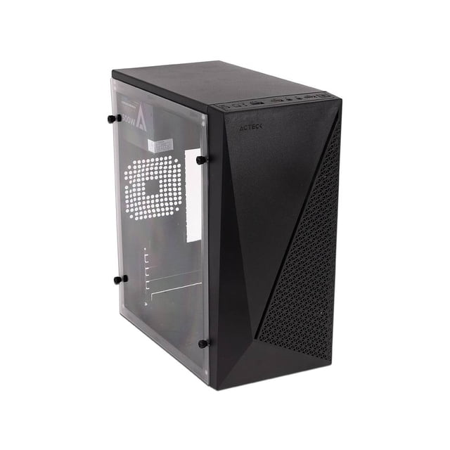 Gabinete Acteck Kioto GC460, RGB, Micro ATX, Incluye Fuente de 500W. Acteck AC-933070