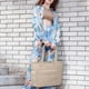 thumbnail image 1 of Bolso Tote Plisado para Mujer | Poliéster Ligero de Gran Capacidad | Asas Suaves y Cómodas | Bolso Informal para Viajes, Trabajo, Playa, Gimnasio, Uso Diario | Bolso Multiusos con Estilo, 1 of 6
