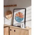 thumbnail image 5 of HAUS AND HUES Ocean Wave Wall Art Waves Poster - Vintage Great Wave Poster Beachy Room Decor for Teens | Vintage Beach Posters of Japanese Wave Art for Bedroom for Girls (24" x 36" Framed Black), 5 of 6
