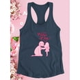 thumbnail image 3 of Mom And Daughter Silhouette Racerback Tank Women -Image by Shutterstock, Female Medium, 3 of 4