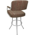 thumbnail image 2 of Swivel Extra Tall 34" Metal Bar Stool - M-110 - Red Fabric - White Frame, 2 of 3