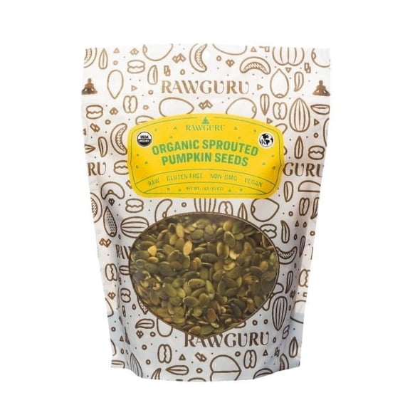 RawGuru - Organic Sprouted Pumpkin Seeds, 16oz