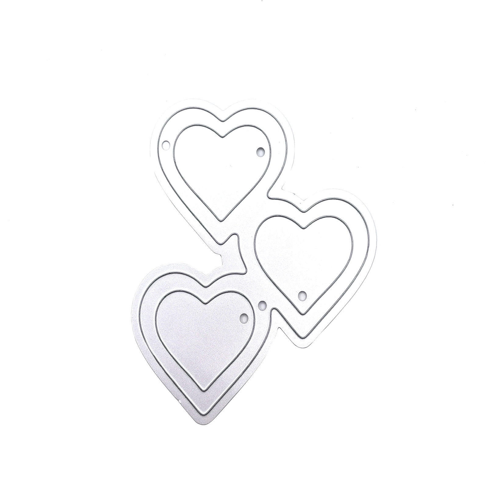 Jsaert DIY Cutting Die Carbon Steel Embossing Die Template Valentine's Day Three Love