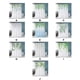 thumbnail image 3 of Matsuzay Cortina blanca cómoda para bañera, impermeable y que ahorra espacio, cortina de ducha para baño, cortina de ducha para baño YL347-5 Type2 NO2, 3 of 6