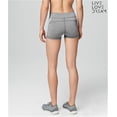 thumbnail image 2 of Aeropostale Womens #Best Booty Ever Athletic Compression Shorts, Grey, Juniors, Large, 2 of 2